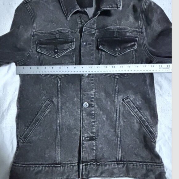 PAIGE M772H45-3527 BLACK DENIM JACKET SMALL NEW WITH TAGS  RETAL $259 - Picture 5 of 12